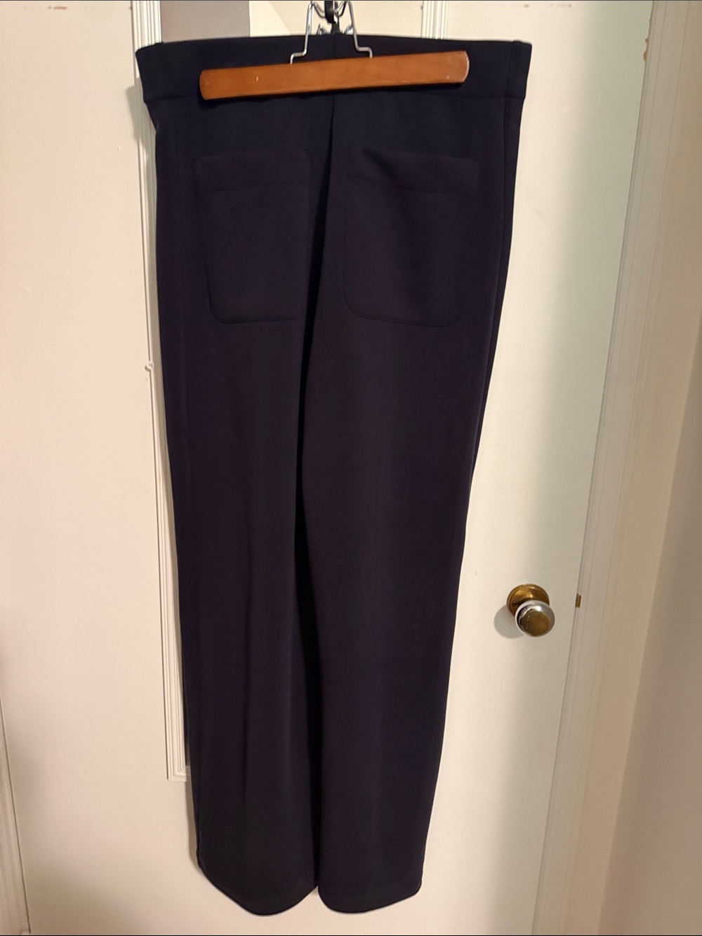 Christian Siriano Navy Wide Leg Pants - Picture 3 of 6